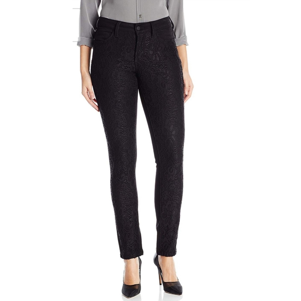 🍃⚘️Nydj Lacey Signature Black Jeans - Picture 2 of 14